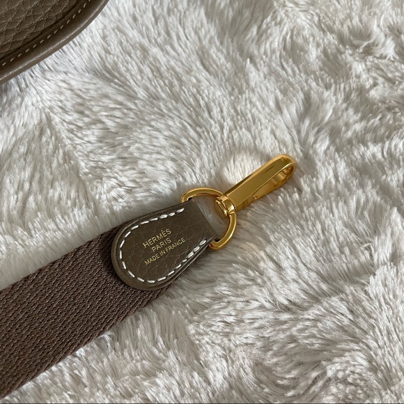 Hermes mini evelyne tpm etoupe - Picture 4 of 6